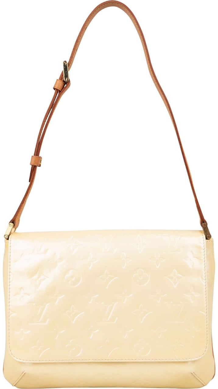 Louis Vuitton Louis Vuitton Monogram Vernis Vanille Thompson Street Shoulder Bag Beige