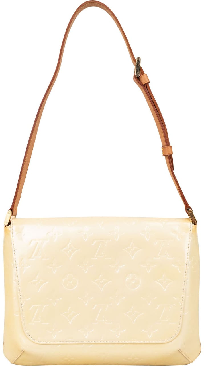 Louis Vuitton Louis Vuitton Monogram Vernis Vanille Thompson Street Shoulder Bag Beige
