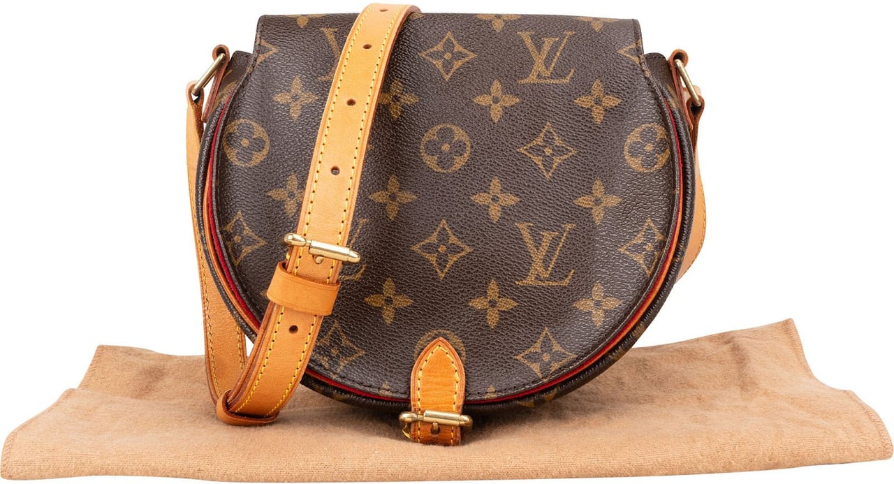 Louis Vuitton Louis Vuitton Monogram Canvas Tambourine Crossbody Bag Bruin