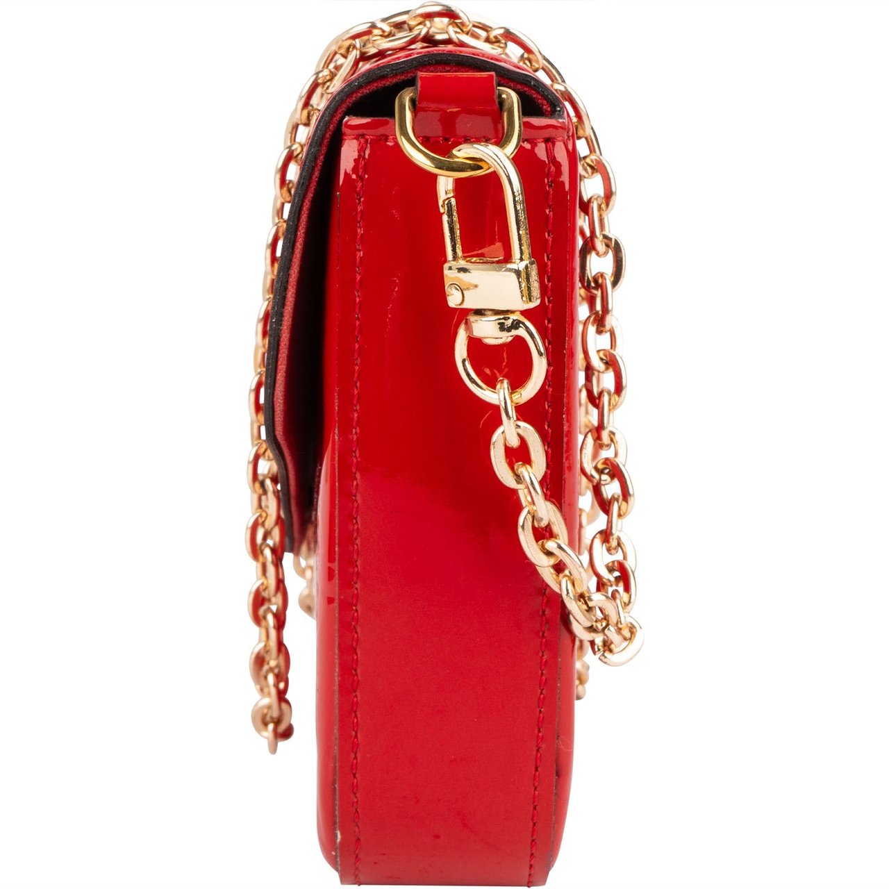 Louis Vuitton Louis Vuitton Vernis Monogram Felicie Crossbody Bag Rood