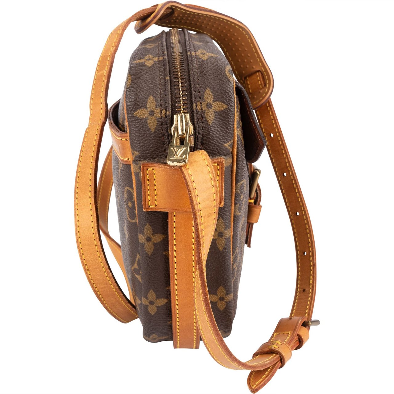 Louis Vuitton Louis Vuitton Monogram Canvas Jeune Fille MM Crossbody Bag Bruin