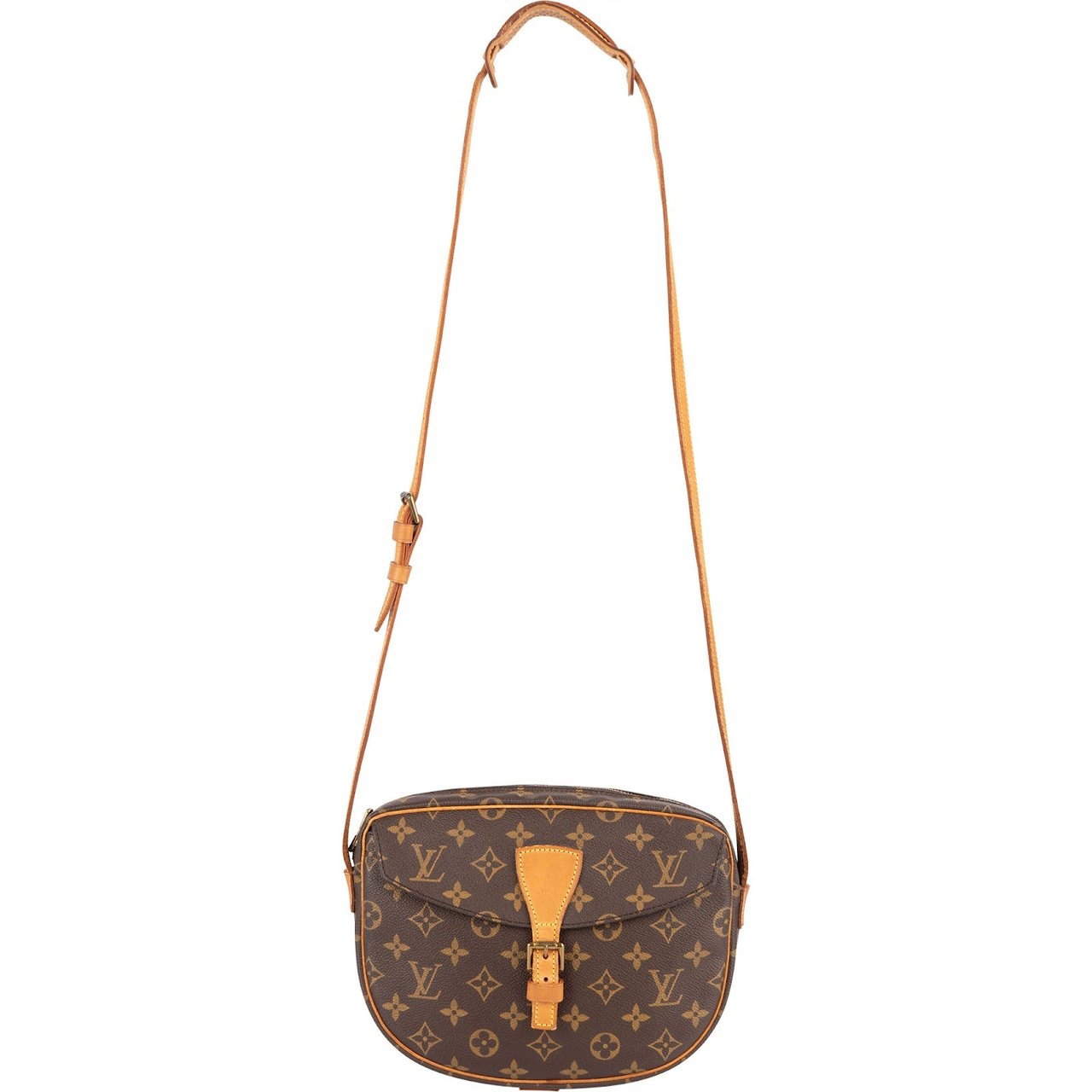 Louis Vuitton Louis Vuitton Monogram Canvas Jeune Fille MM Crossbody Bag Bruin