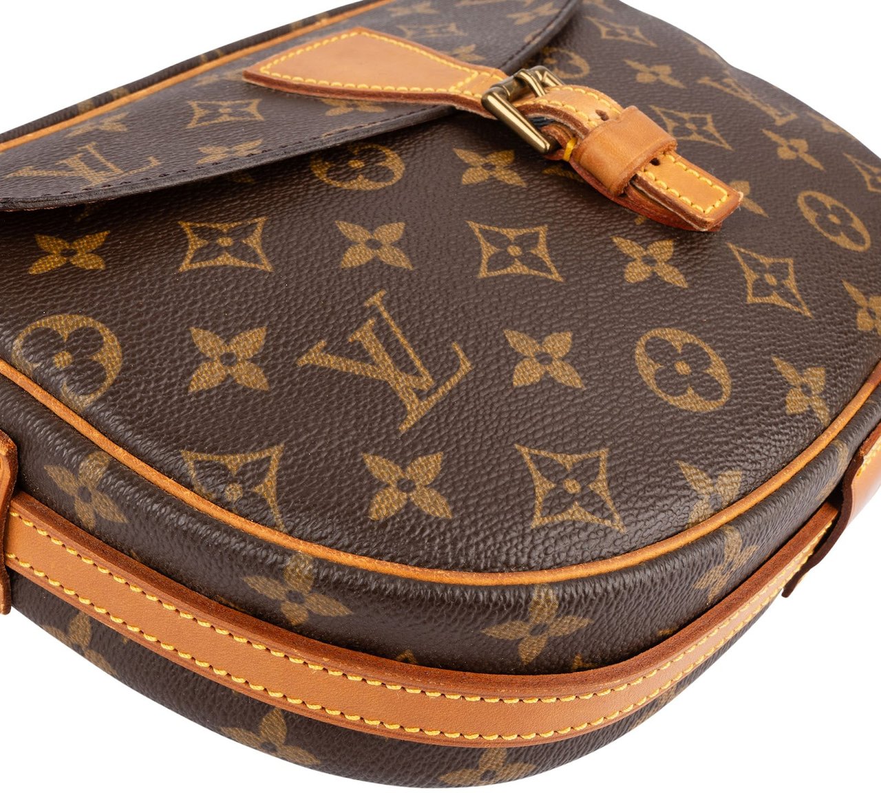 Louis Vuitton Louis Vuitton Monogram Canvas Jeune Fille MM Crossbody Bag Bruin