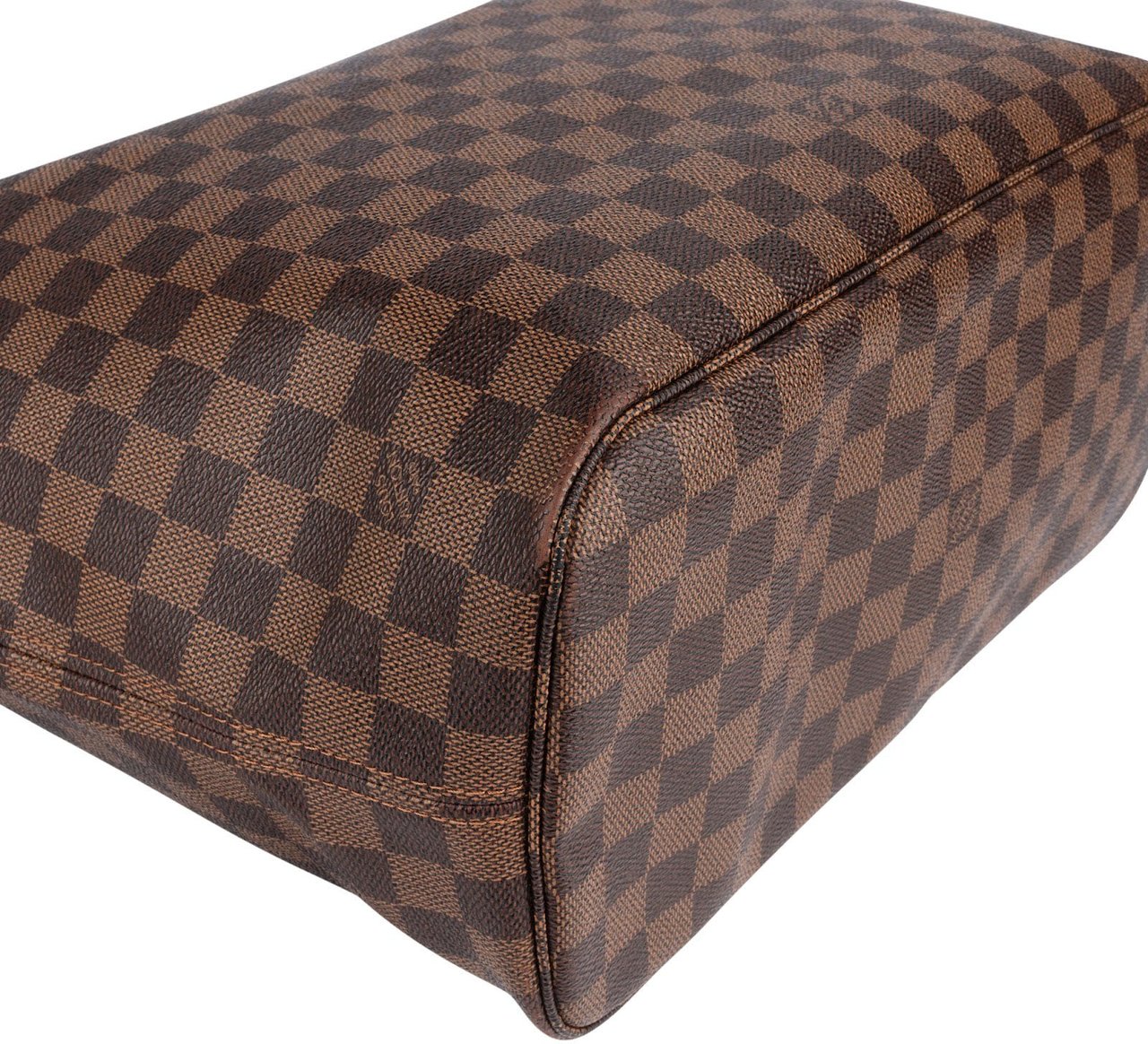 Louis Vuitton Monogram Damier Ebene Canvas Neverfull MM Shoulder Bag Bruin