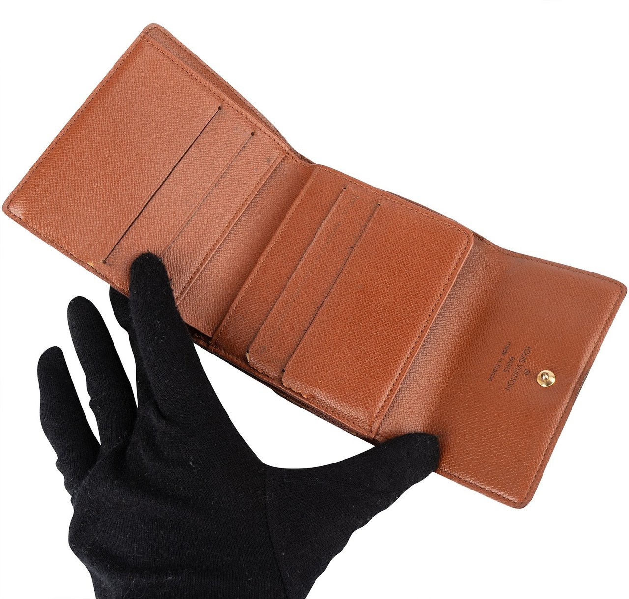 Louis Vuitton Louis Vuitton Monogram Canvas Elise Wallet Bruin