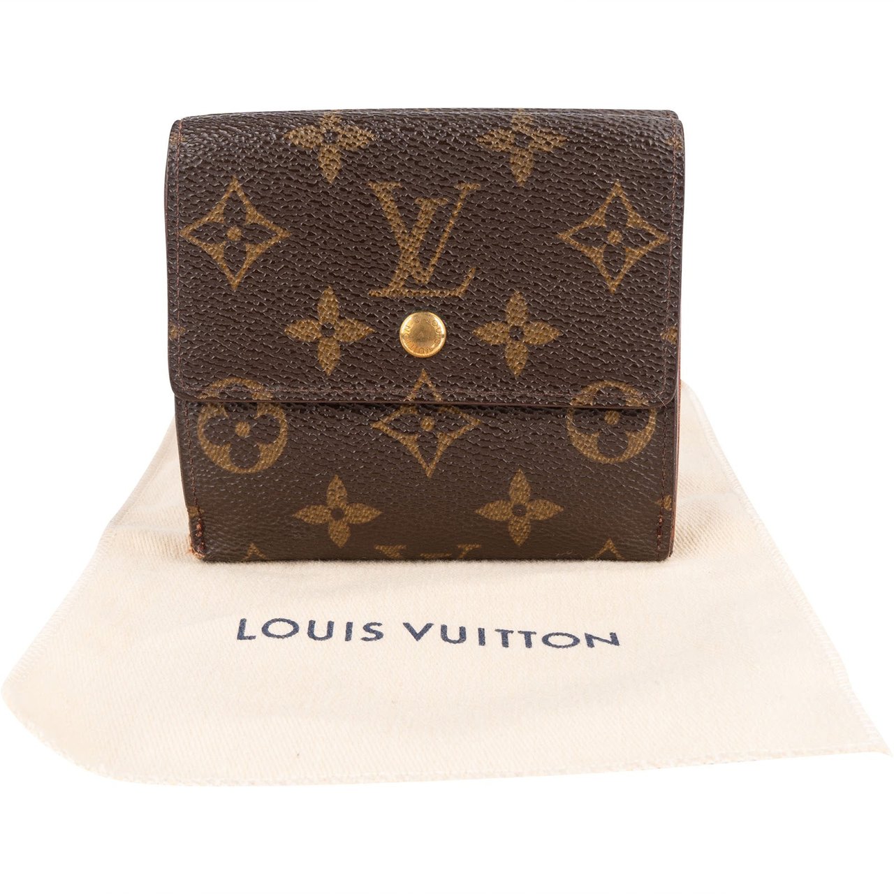 Louis Vuitton Louis Vuitton Monogram Canvas Elise Wallet Bruin