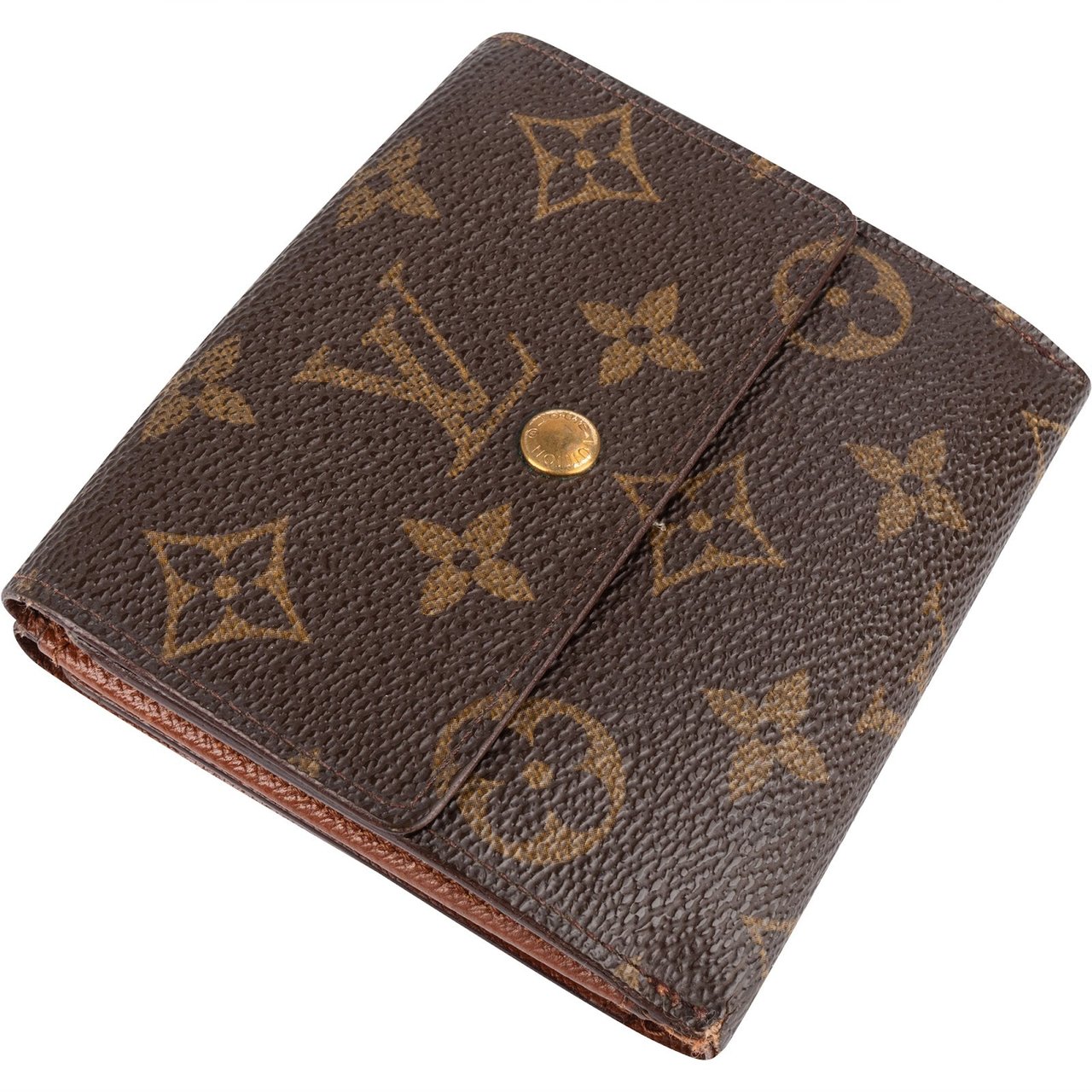 Louis Vuitton Louis Vuitton Monogram Canvas Elise Wallet Bruin
