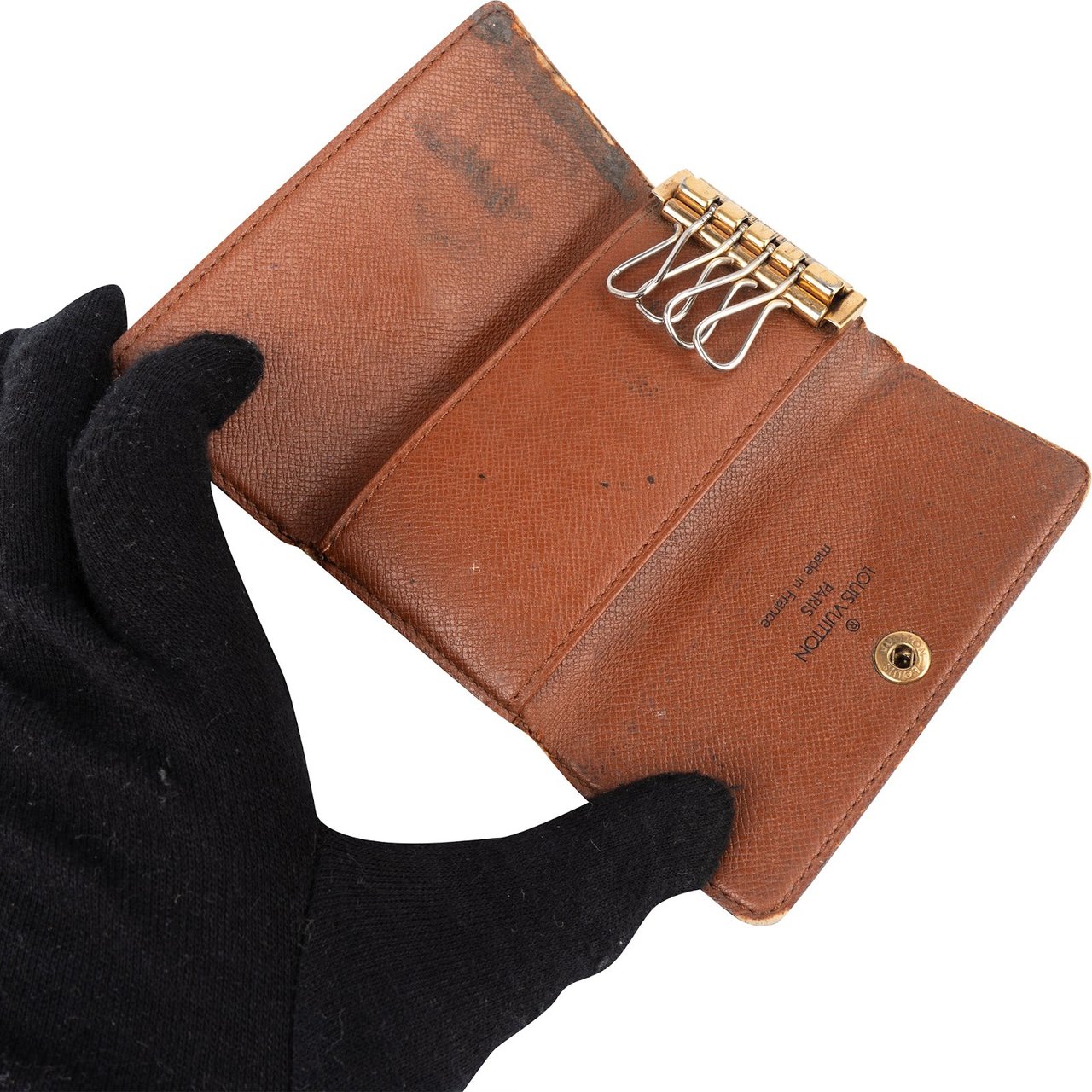 Louis Vuitton Louis Vuitton Monogram Canvas Keyholder Bruin