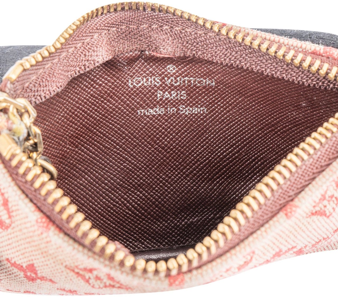 Louis Vuitton Louis Vuitton Monogram Mini Lin Key Pouch Rood