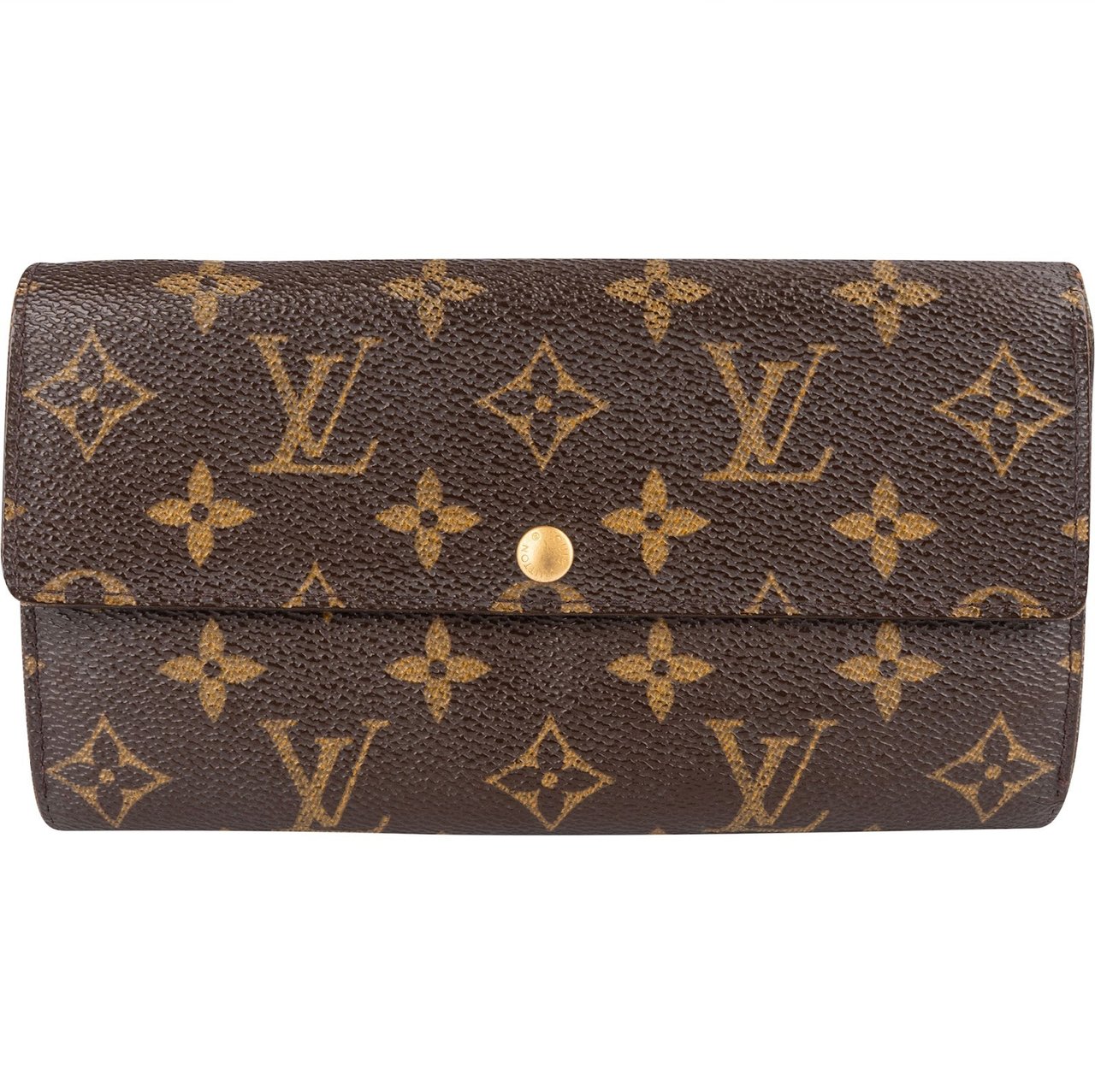 Louis Vuitton Louis Vuitton Monogram Canvas Sarah Wallet Bruin