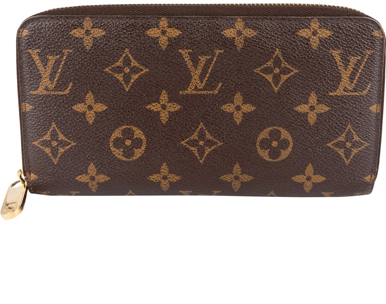 Louis Vuitton Louis Vuitton Monogram Canvas Zippy Wallet Bruin