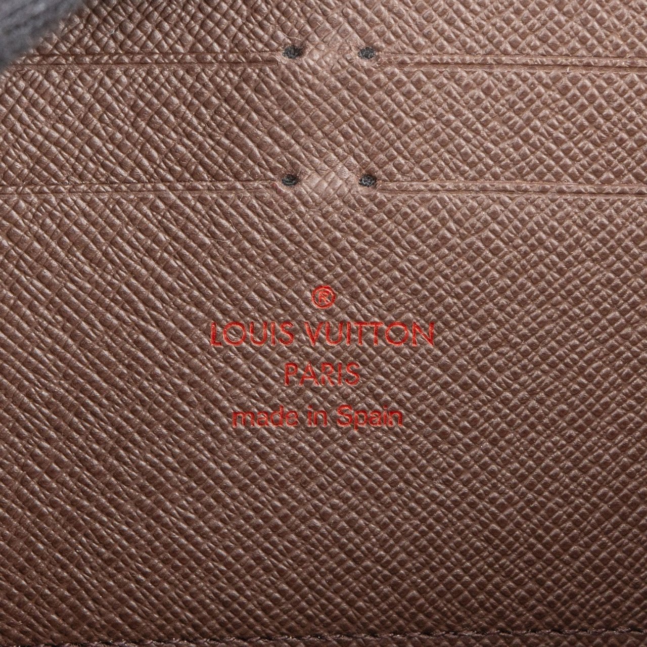 Louis Vuitton Louis Vuitton Monogram Damier Ebene Zippy Wallet Bruin