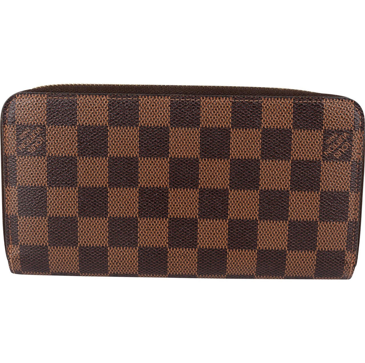 Louis Vuitton Louis Vuitton Monogram Damier Ebene Zippy Wallet Bruin
