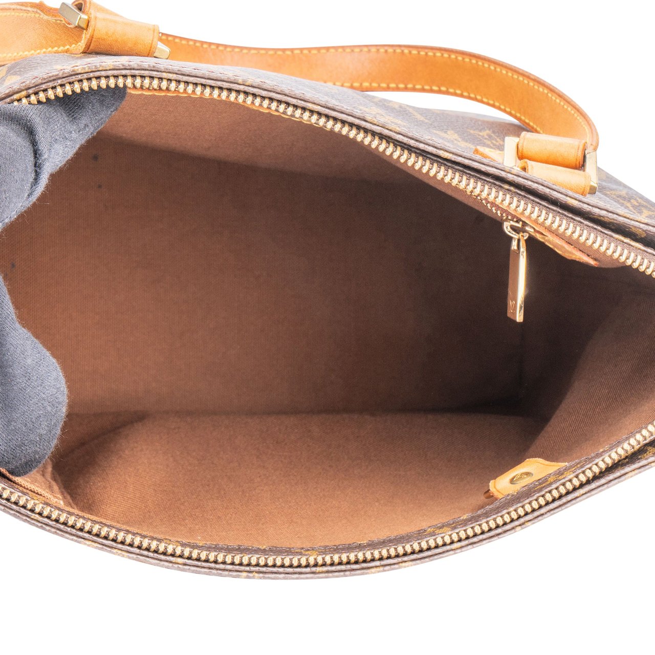 Louis Vuitton Louis Vuitton Canvas Monogram Cabas Piano Shoulder Bag Bruin