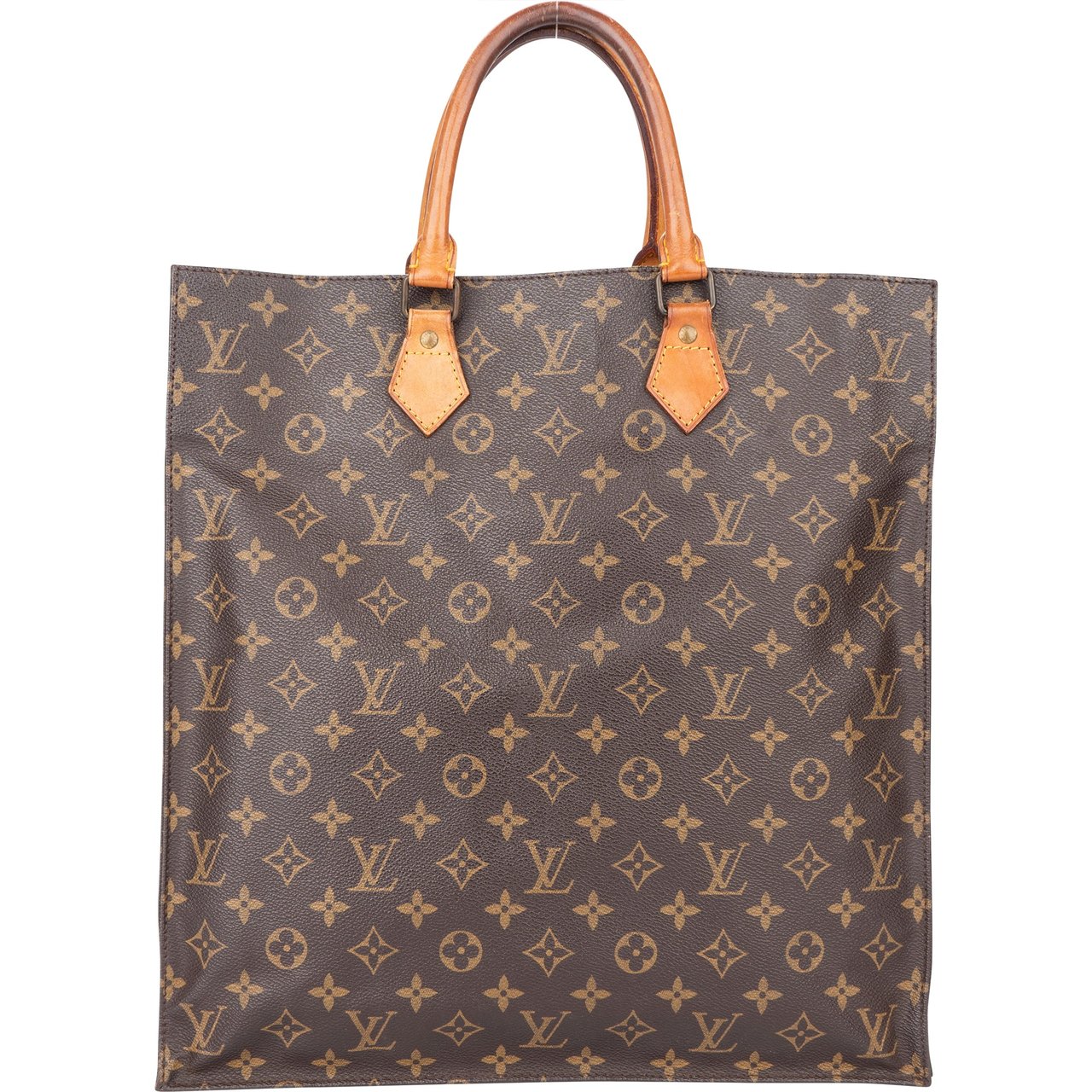 Louis Vuitton Louis Vuitton Canvas Monogram Sac Plat Handbag Divers