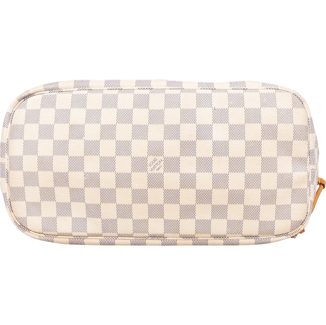 Louis Vuitton Louis Vuitton Monogram Damier Azur Canvas Neverfull MM Shoulder Bag Wit