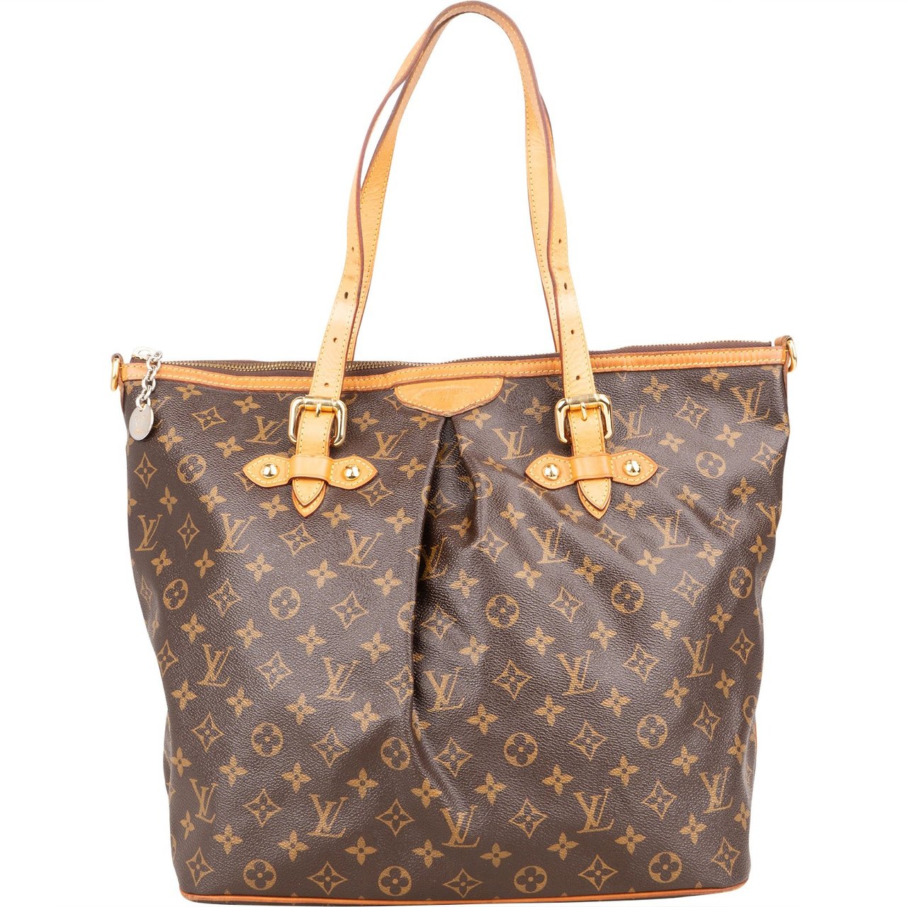 Louis Vuitton Monogram Canvas Palermo GM Shoulder Bag Bruin