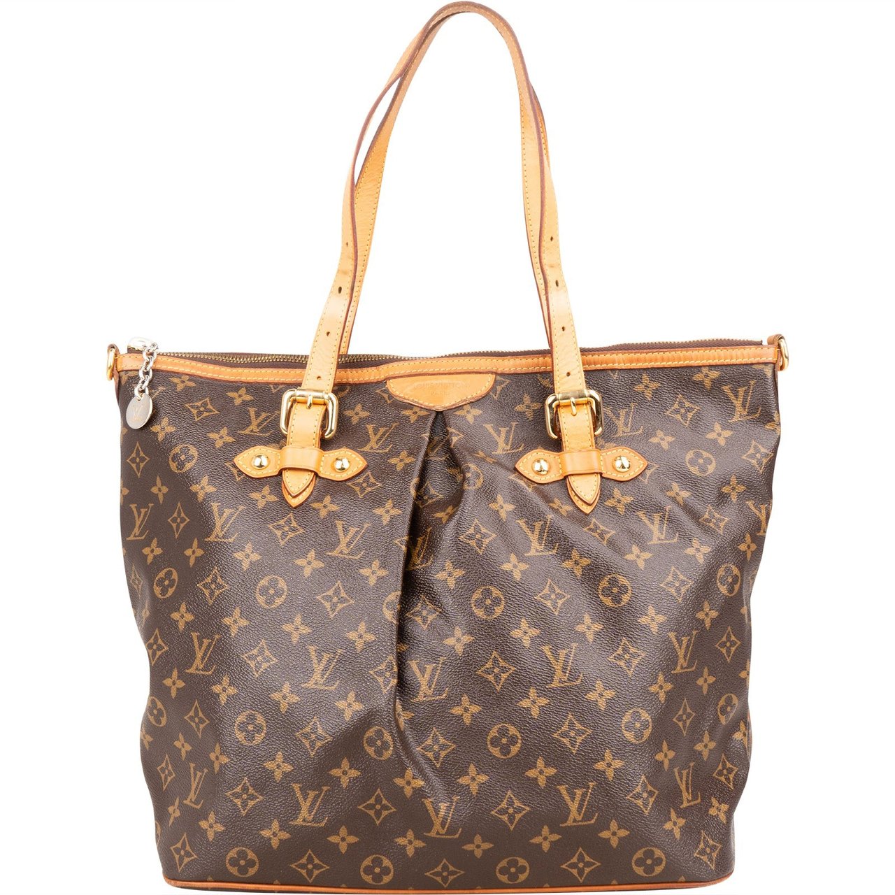 Louis Vuitton Monogram Canvas Palermo GM Shoulder Bag Bruin