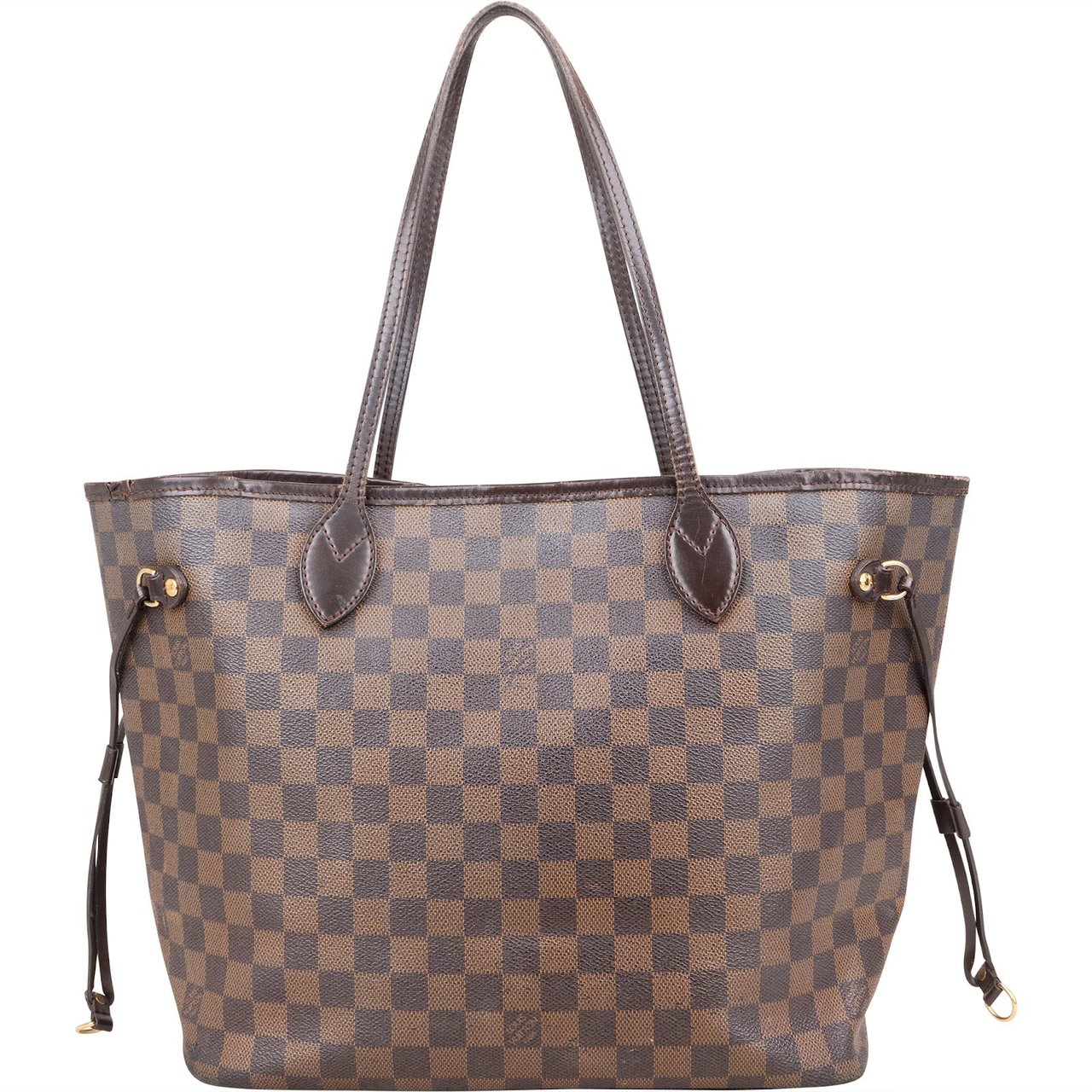 Louis Vuitton Louis Vuitton Monogram Damier Ebene Neverfull MM Shoulder Bag Bruin