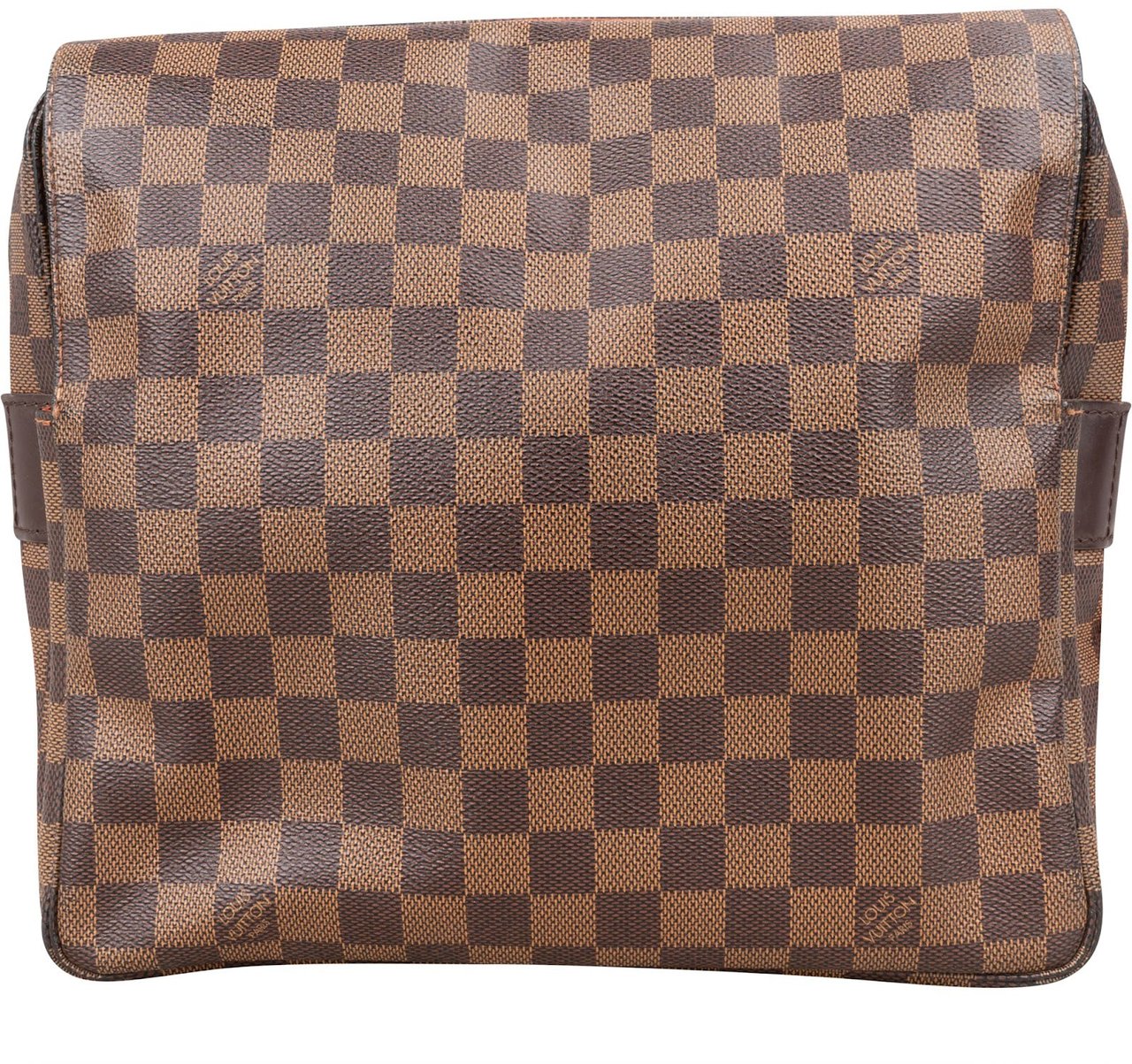 Louis Vuitton Monogram Damier Ebene Naviglio Messenger Crossbody Bag Bruin