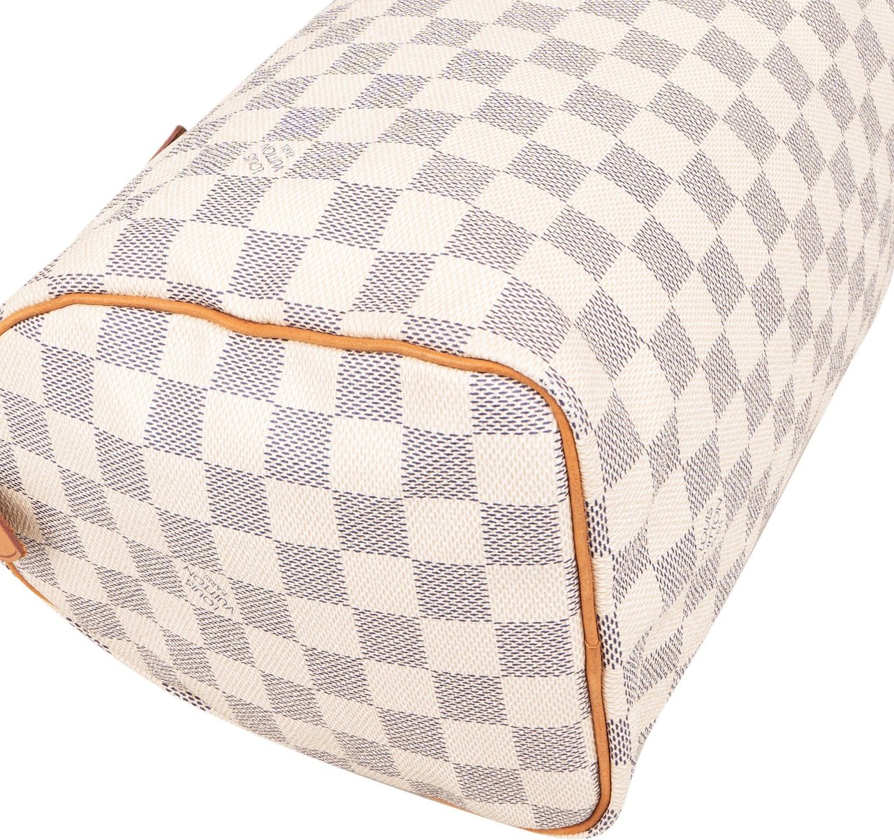 Louis Vuitton Louis Vuitton Monogram Damier Azur Canvas Speedy 25 Handbag Wit