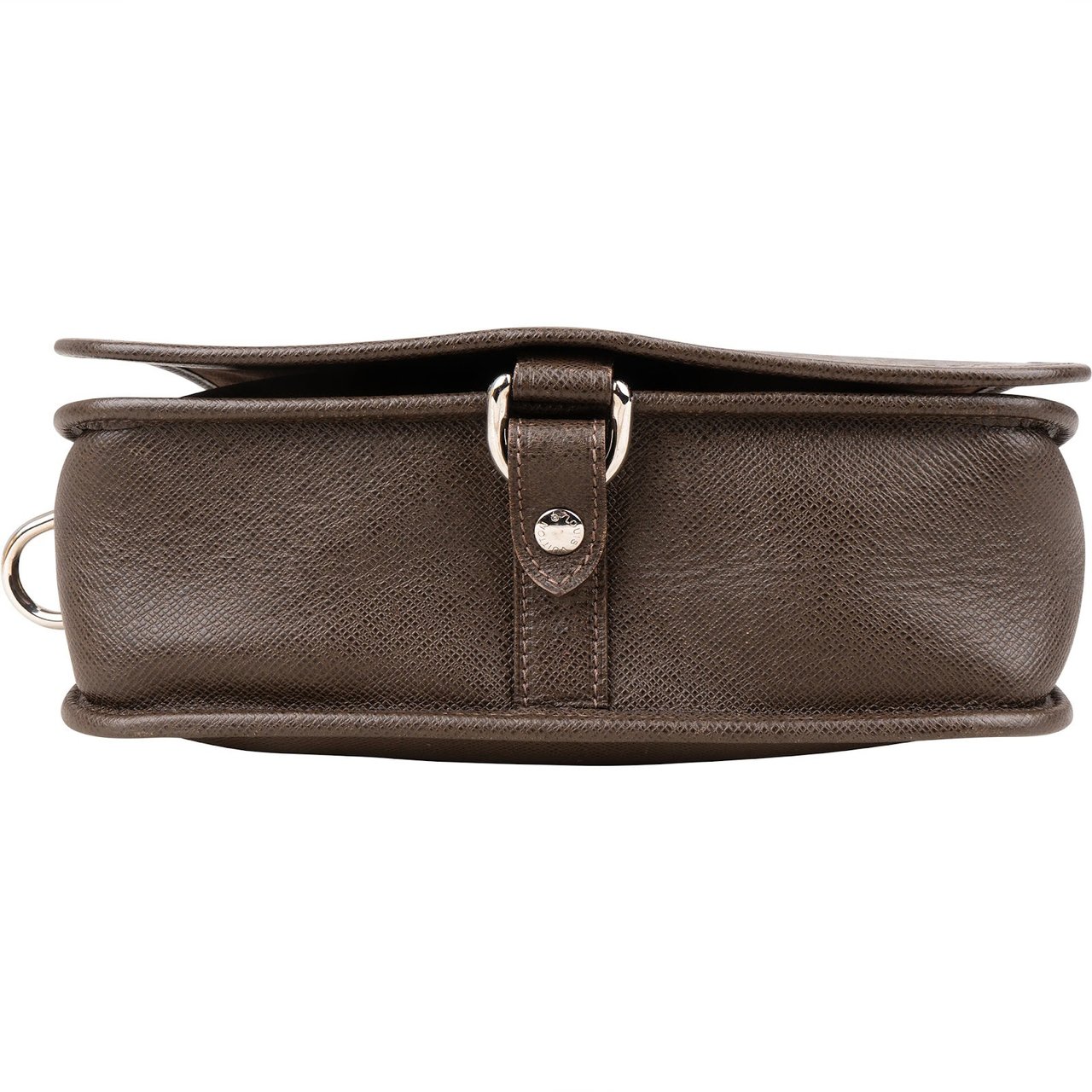 Louis Vuitton Louis Vuitton Taiga Leather Roman MM Messenger Crossbody Bag Bruin