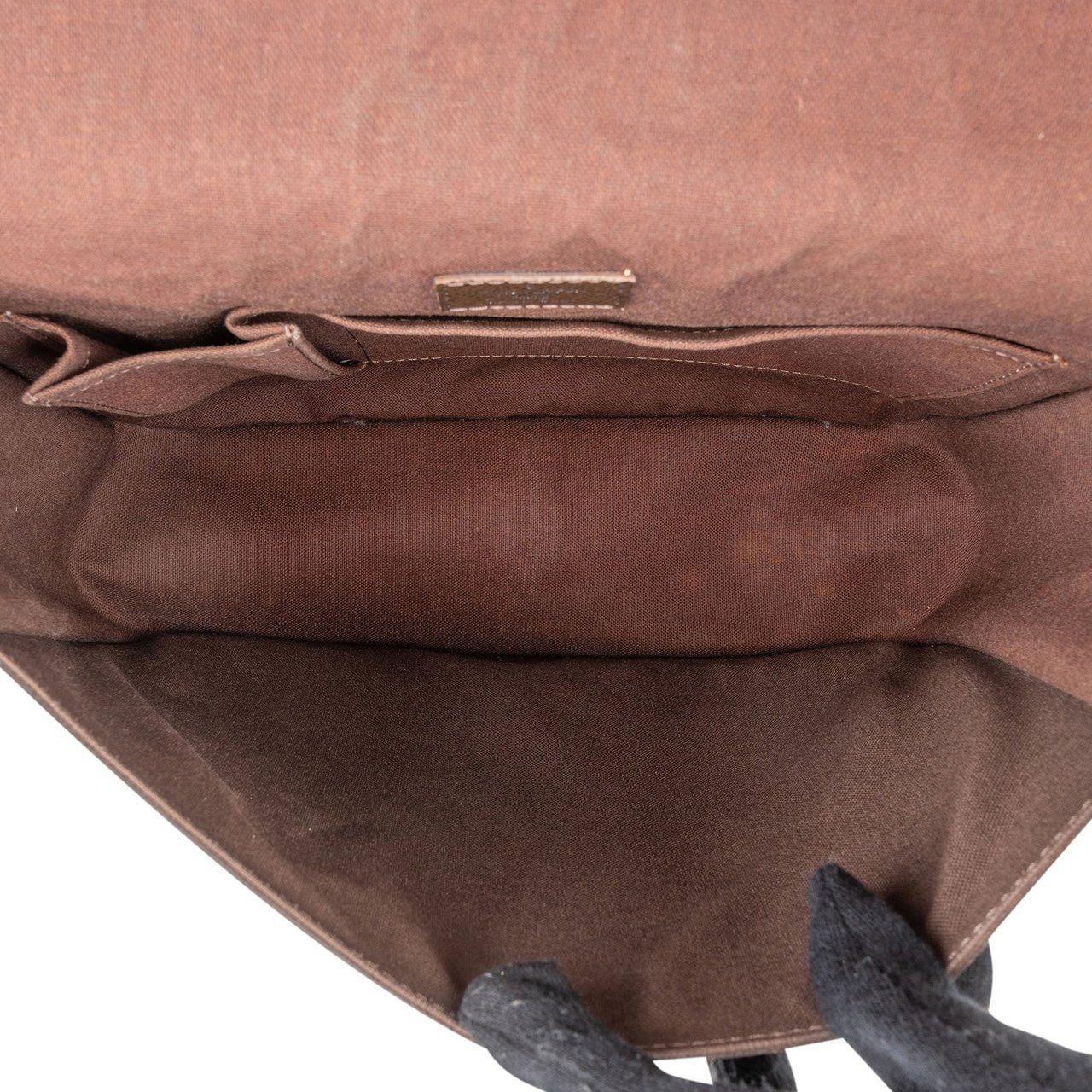 Louis Vuitton Louis Vuitton Taiga Leather Roman MM Messenger Crossbody Bag Bruin