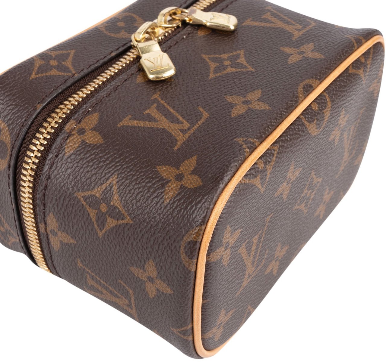 Louis Vuitton Louis Vuitton Monogram Canvas Nice Nano Vanity Handbag Bruin