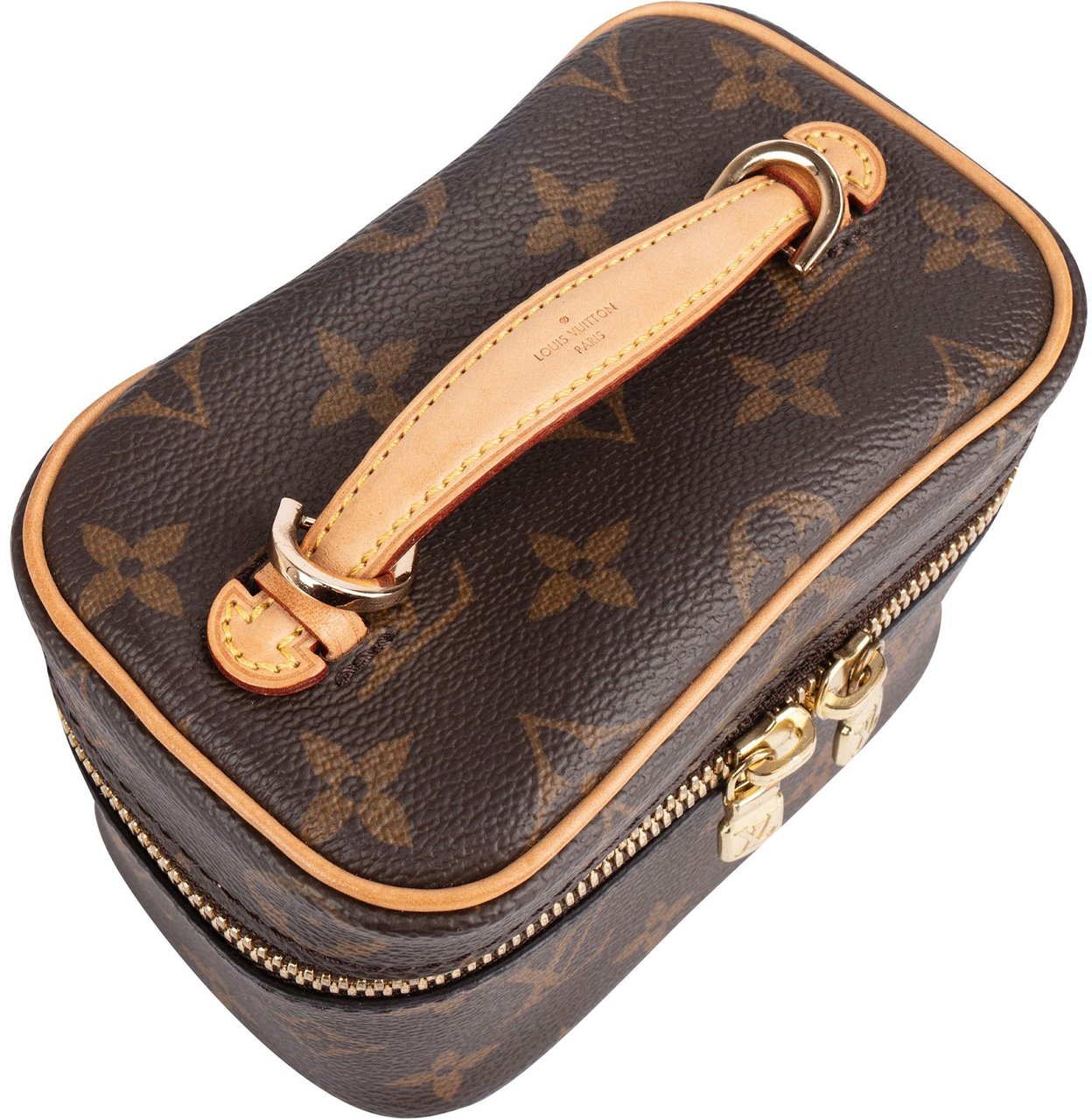 Louis Vuitton Louis Vuitton Monogram Canvas Nice Nano Vanity Handbag Bruin