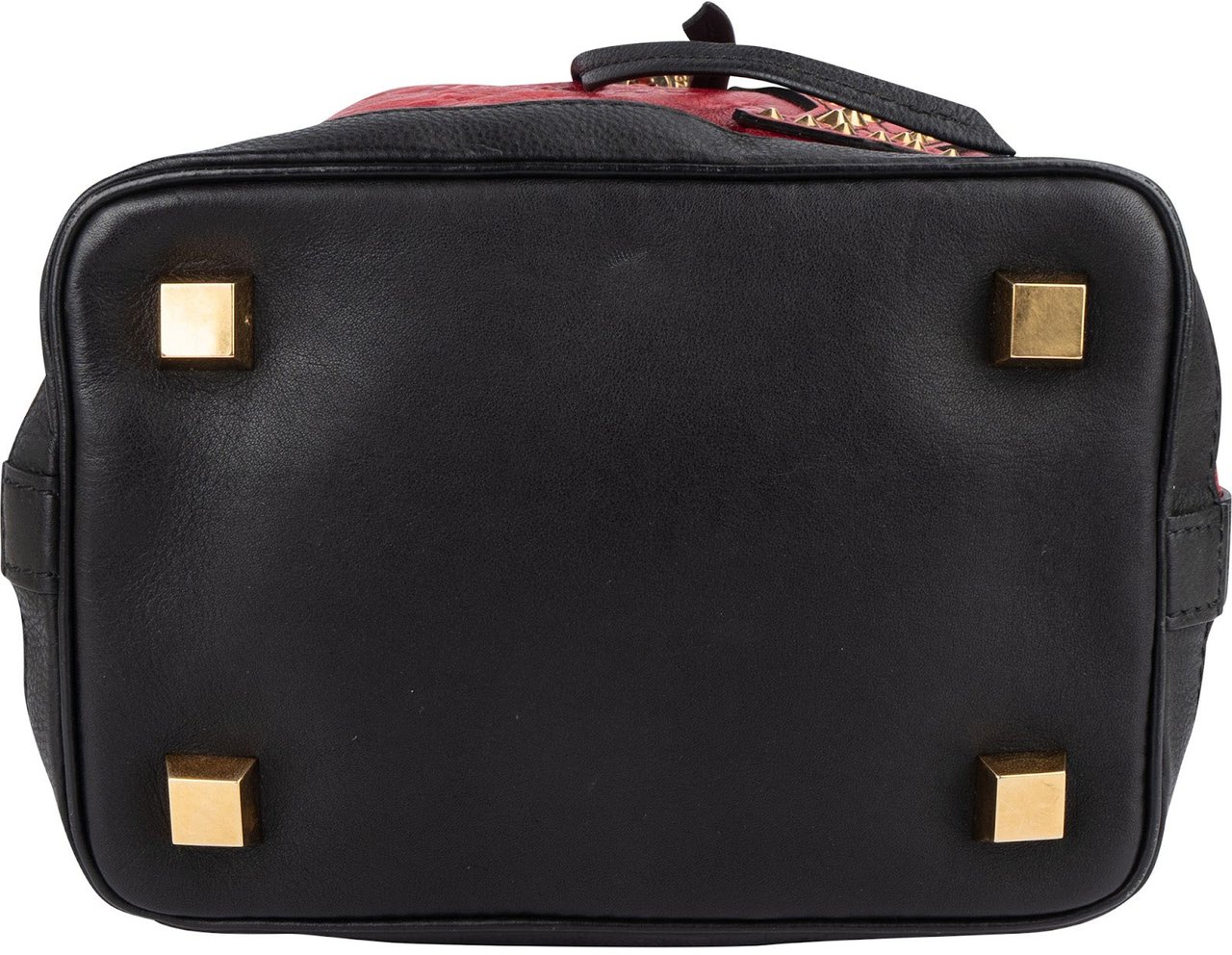 Louis Vuitton Bicolor Leather Empreinte Monogram Limited Double Jeu NéoNoé Handbag Rood
