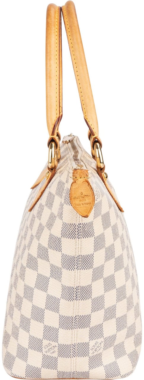 Louis Vuitton Louis Vuitton Monogram Damier Azur Canvas Saleya PM Handbag Beige