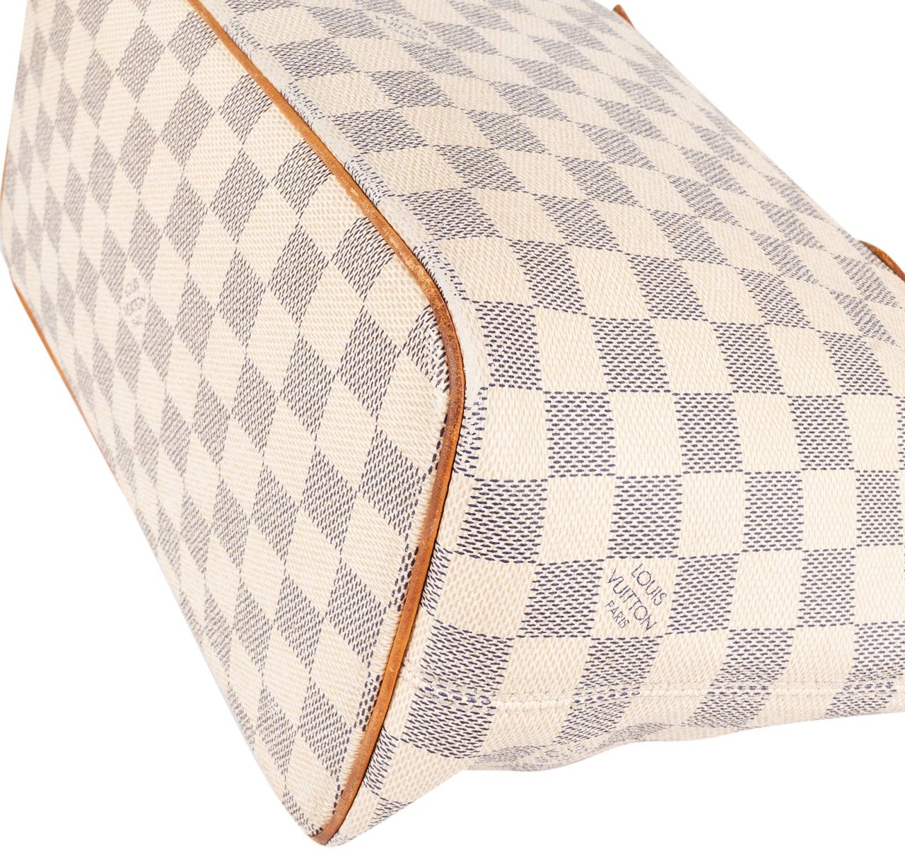 Louis Vuitton Louis Vuitton Monogram Damier Azur Canvas Saleya PM Handbag Beige
