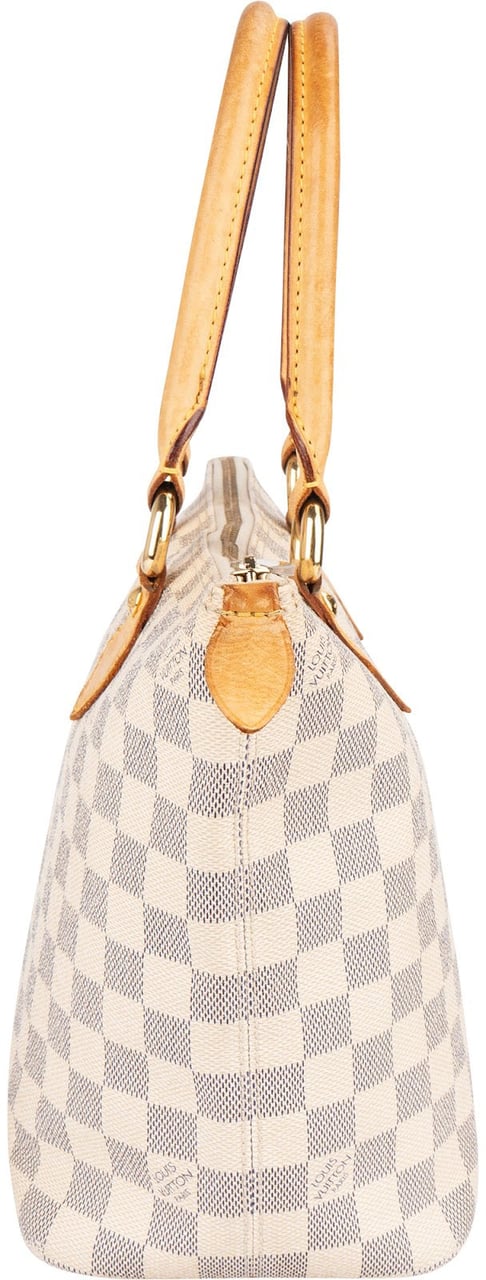 Louis Vuitton Louis Vuitton Monogram Damier Azur Canvas Saleya PM Handbag Beige