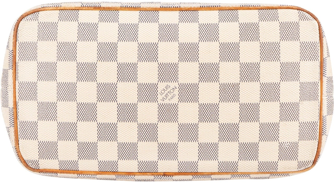 Louis Vuitton Monogram Damier Azur Canvas Saleya PM Handbag Beige