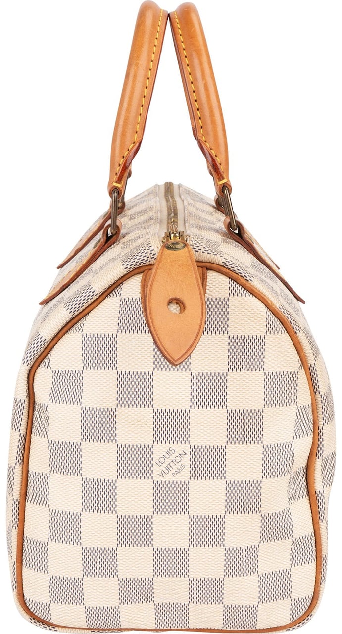 Louis Vuitton Louis Vuitton Monogram Damier Azur Canvas Speedy 25 Handbag Divers