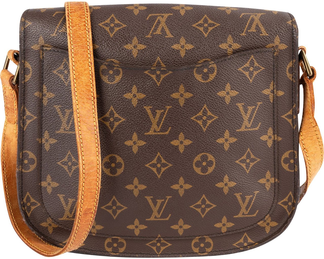 Louis Vuitton Louis Vuitton Monogram Canvas Saint Cloud GM Crossbody Bag Bruin