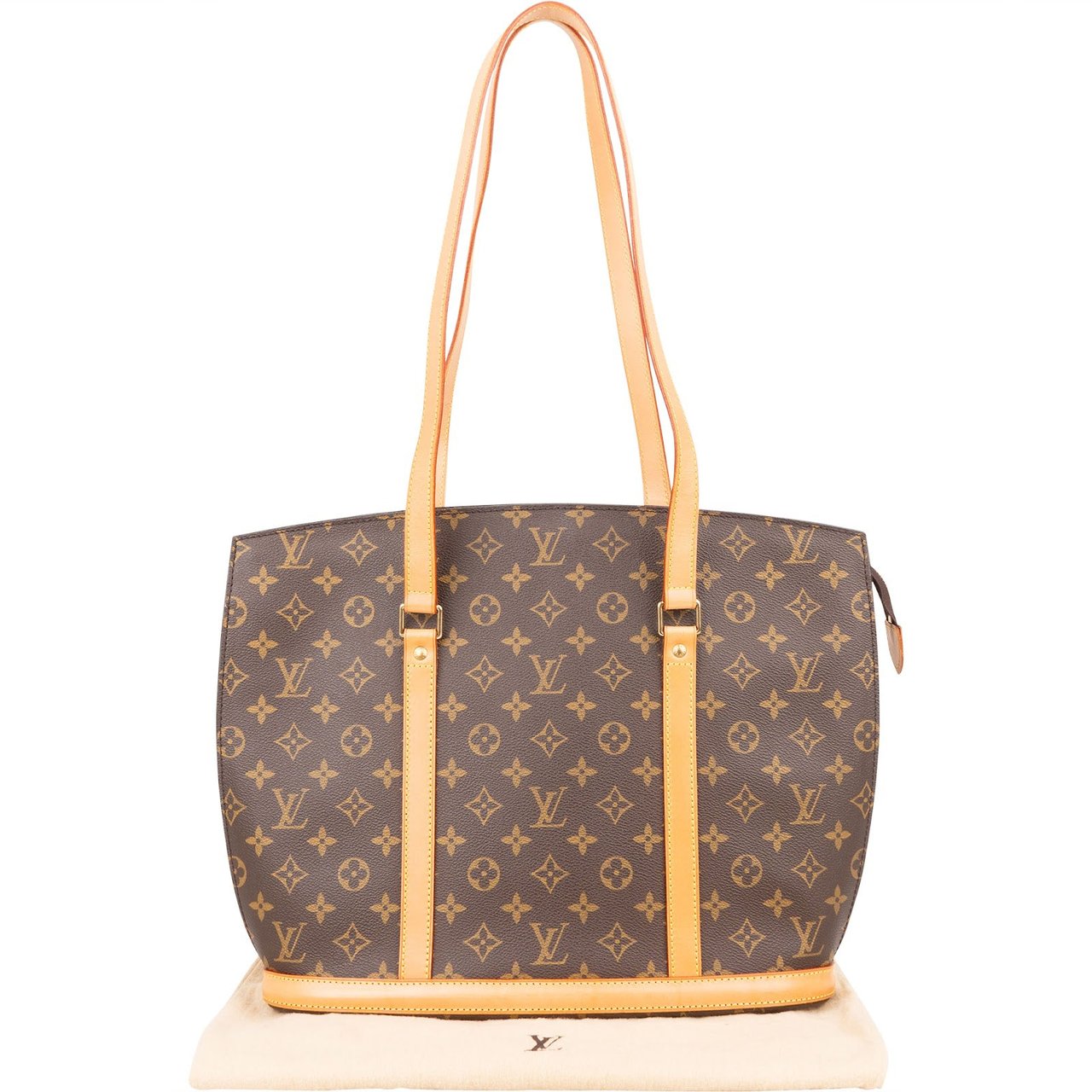 Louis Vuitton Monogram Canvas Babylone Shoulder Bag Bruin