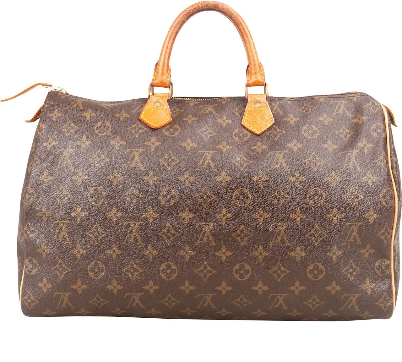 Louis Vuitton Louis Vuitton Monogram Canvas Speedy 40 Handbag Bruin