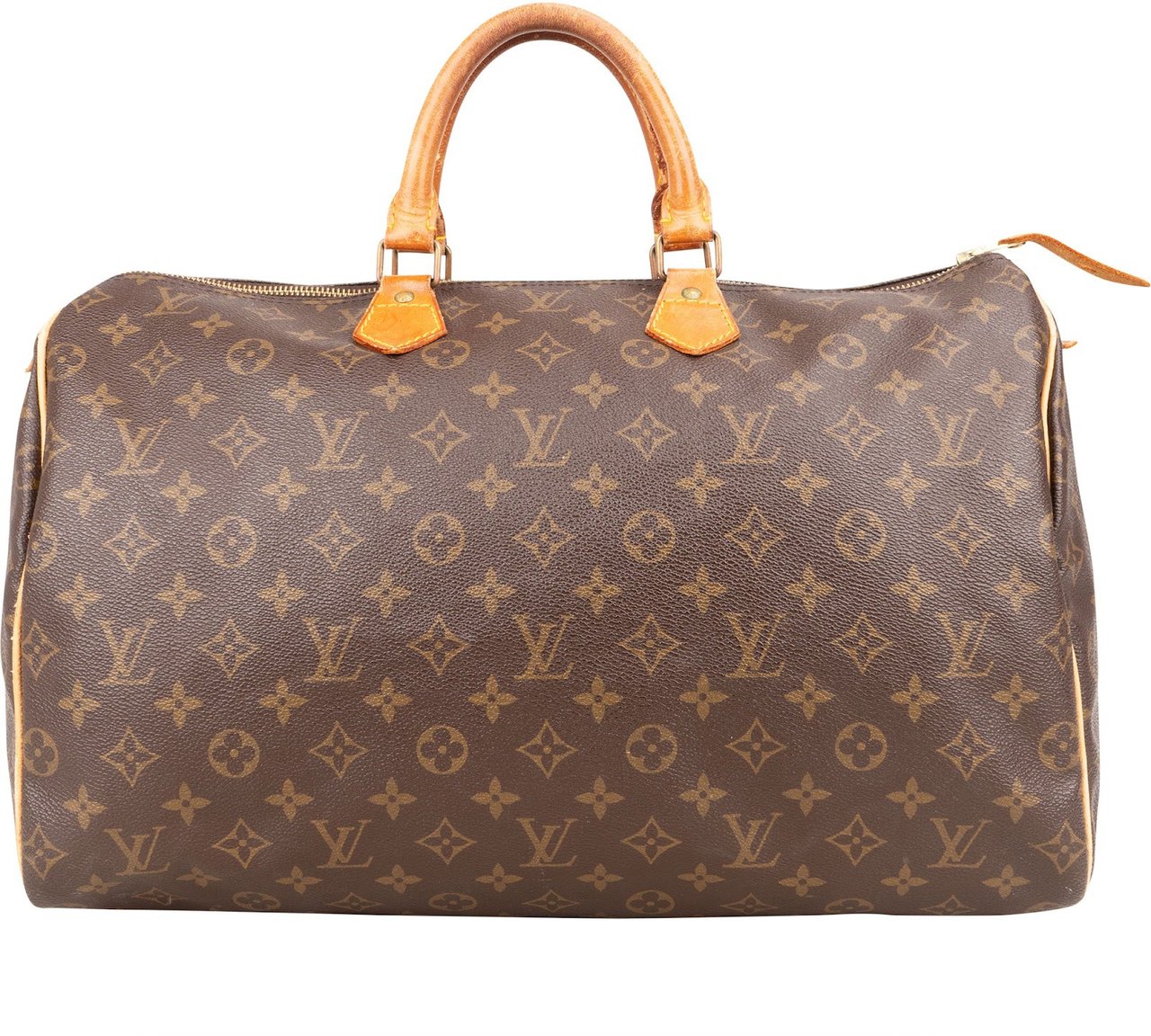 Louis Vuitton Louis Vuitton Monogram Canvas Speedy 40 Handbag Bruin