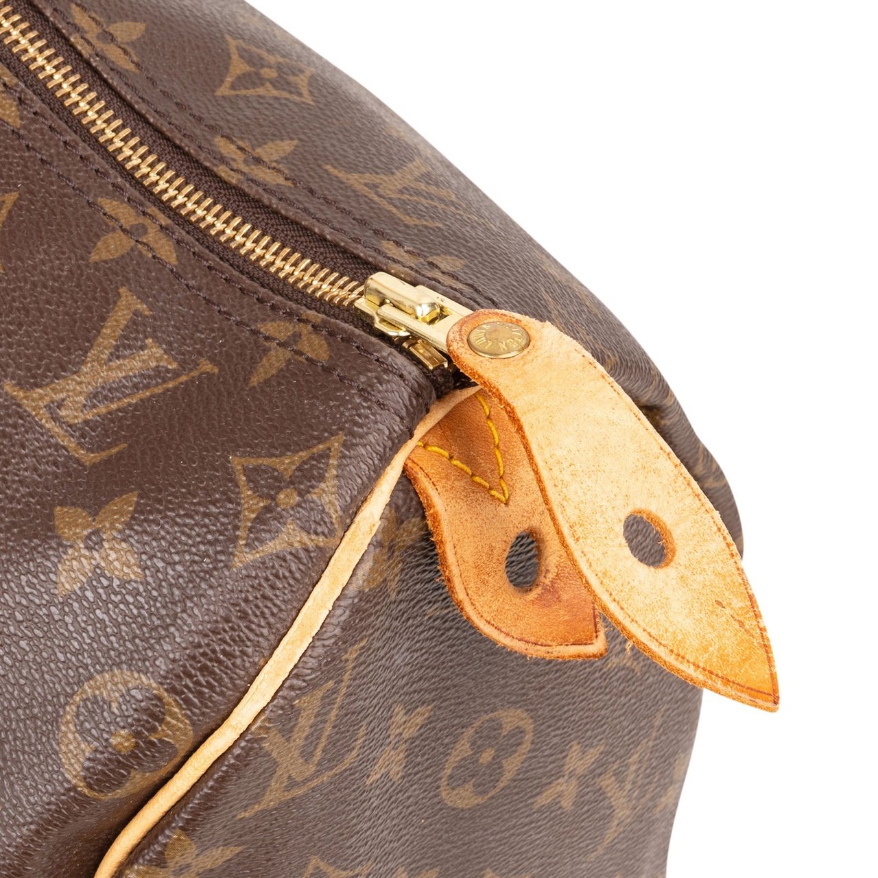 Louis Vuitton Louis Vuitton Monogram Canvas Speedy 40 Handbag Bruin