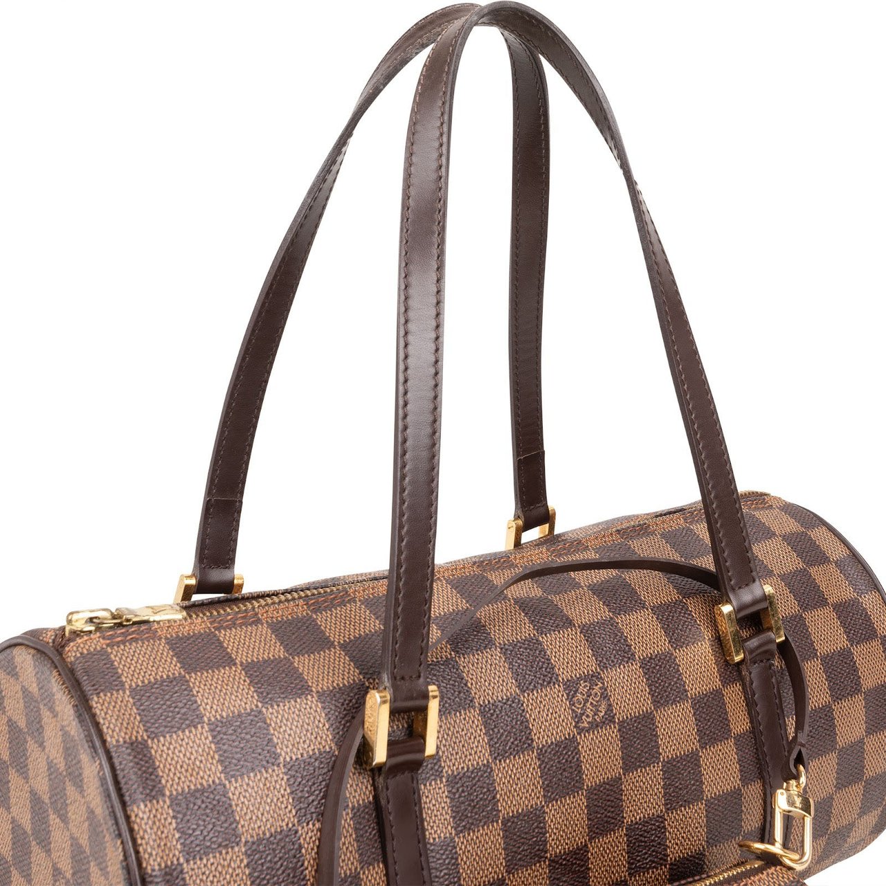 Louis Vuitton Monogram Damier Ebene Canvas Papillon Set Handbag Bruin