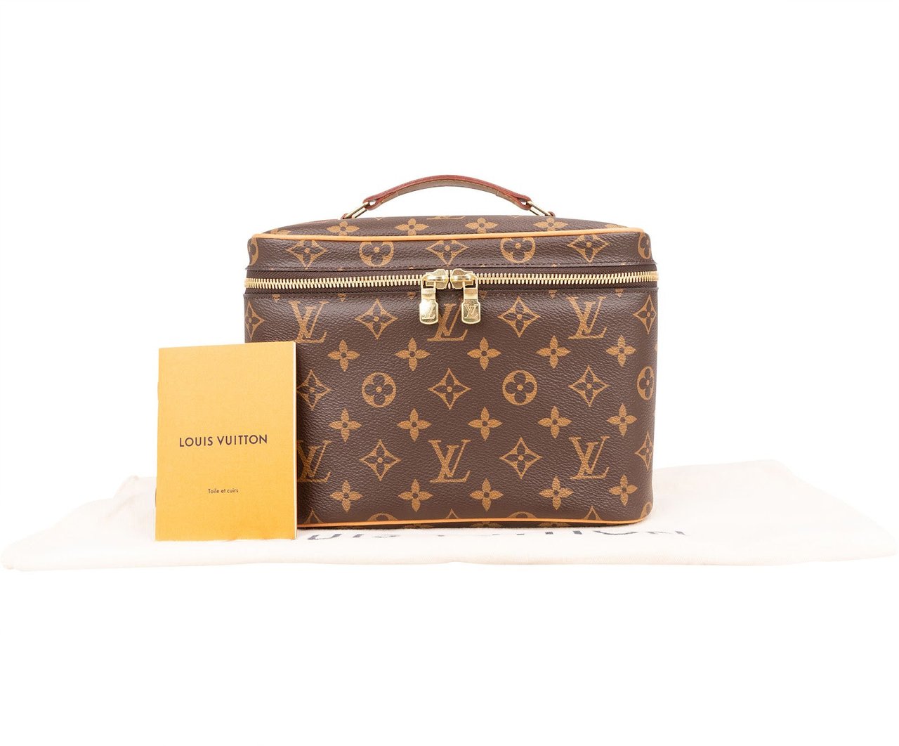 Louis Vuitton Louis Vuitton Monogram Canvas Nice BB Vanity Handbag Bruin