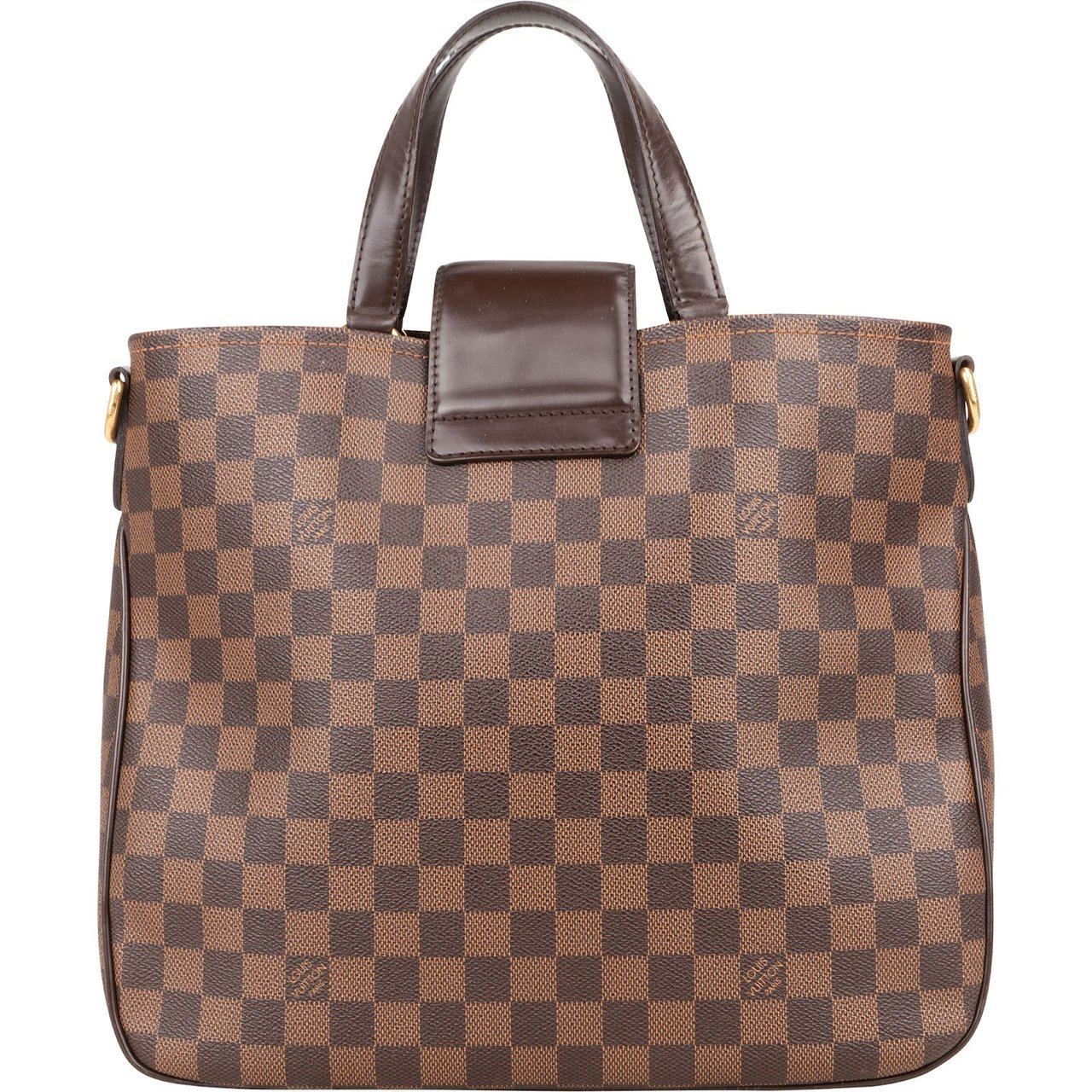 Louis Vuitton Monogram Damier Ebene Cabas Rosebery Handbag Bruin