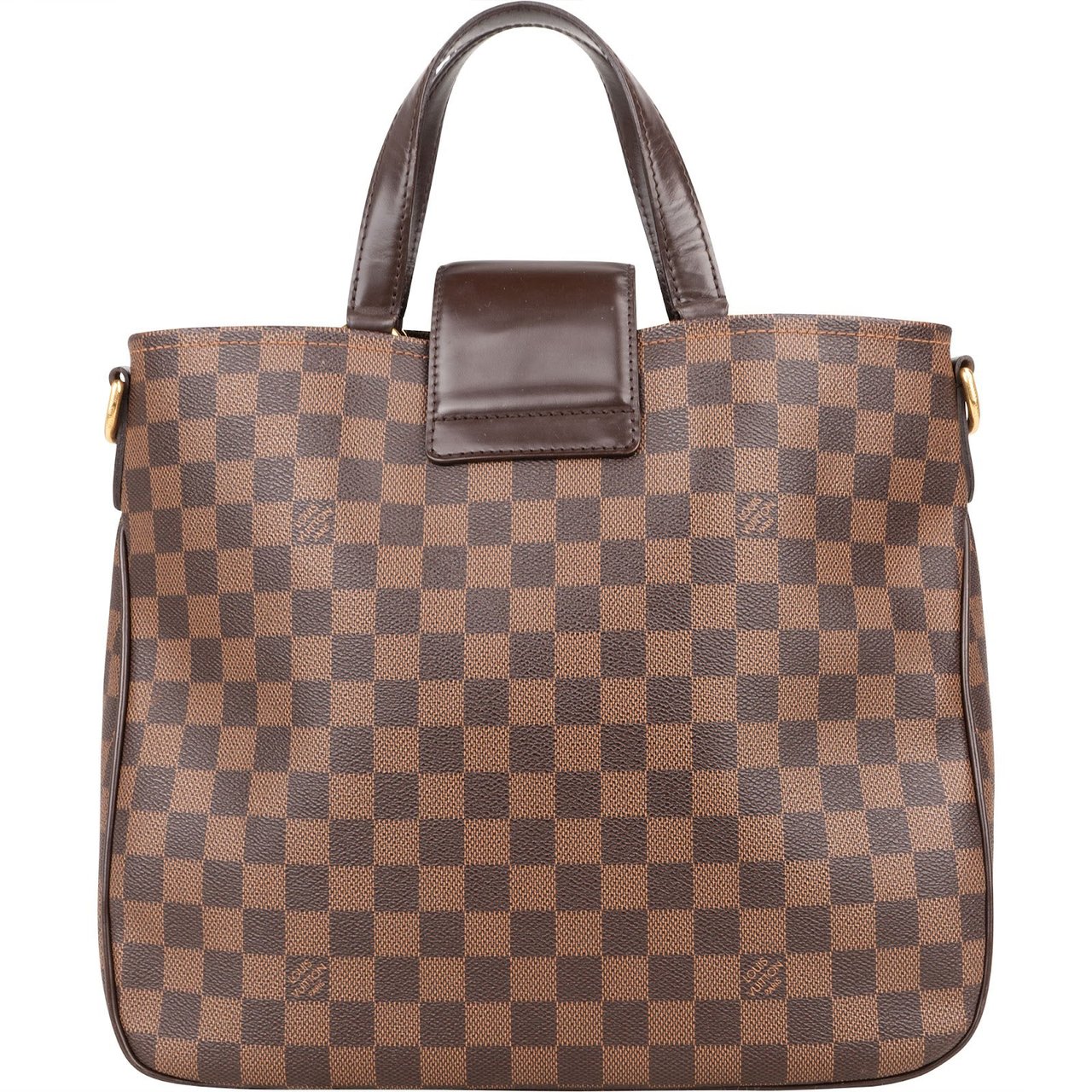 Louis Vuitton Monogram Damier Ebene Cabas Rosebery Handbag Bruin