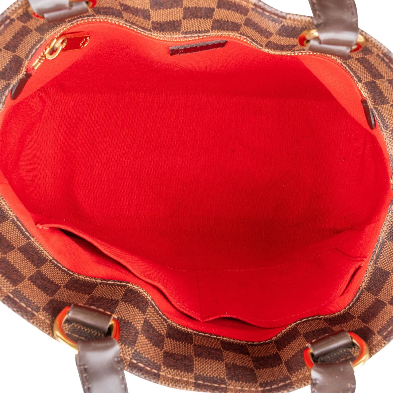 Louis Vuitton Monogram Damier Ebene Cabas Rosebery Handbag Bruin