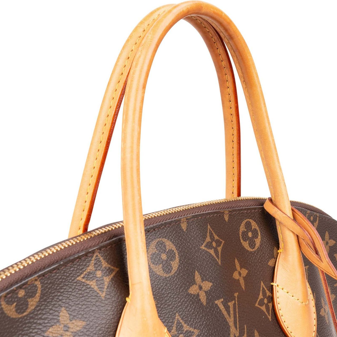 Louis Vuitton Louis Vuitton Monogram Canvas NM Lockit Handbag Bruin