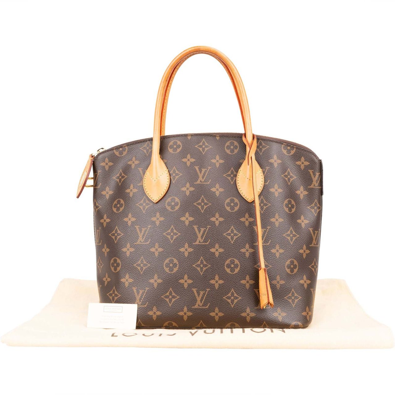 Louis Vuitton Louis Vuitton Monogram Canvas NM Lockit Handbag Bruin