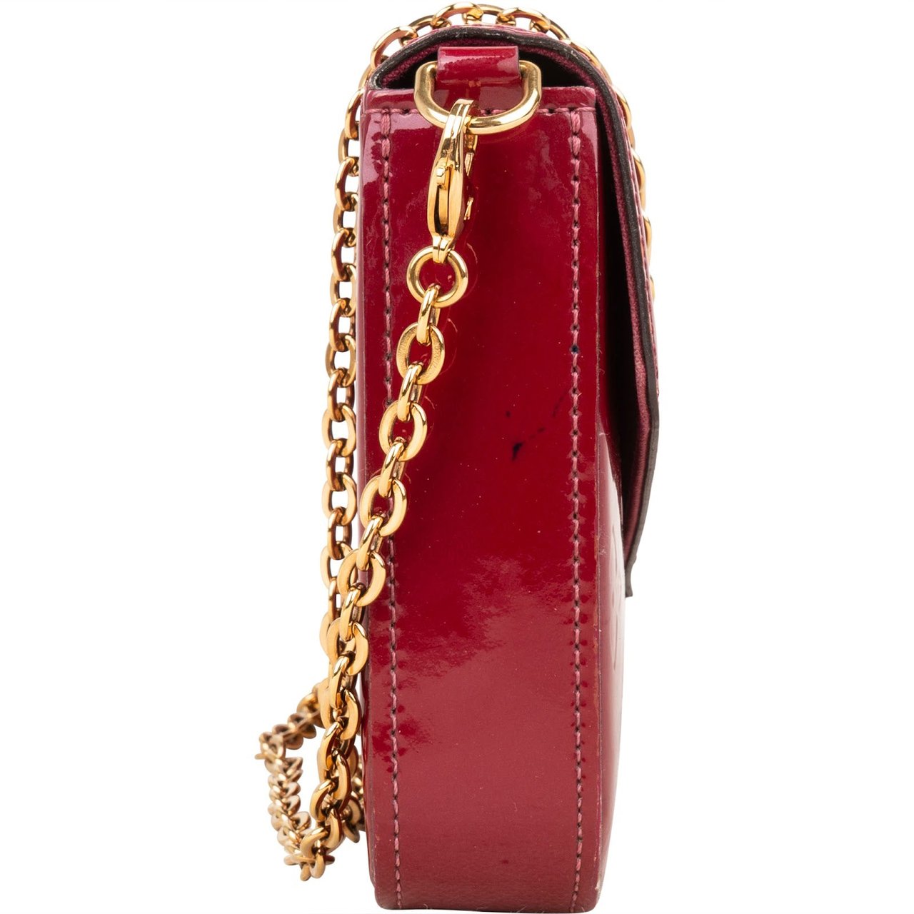 Louis Vuitton Monogram Vernis Felicie Crossbody Bag Rood