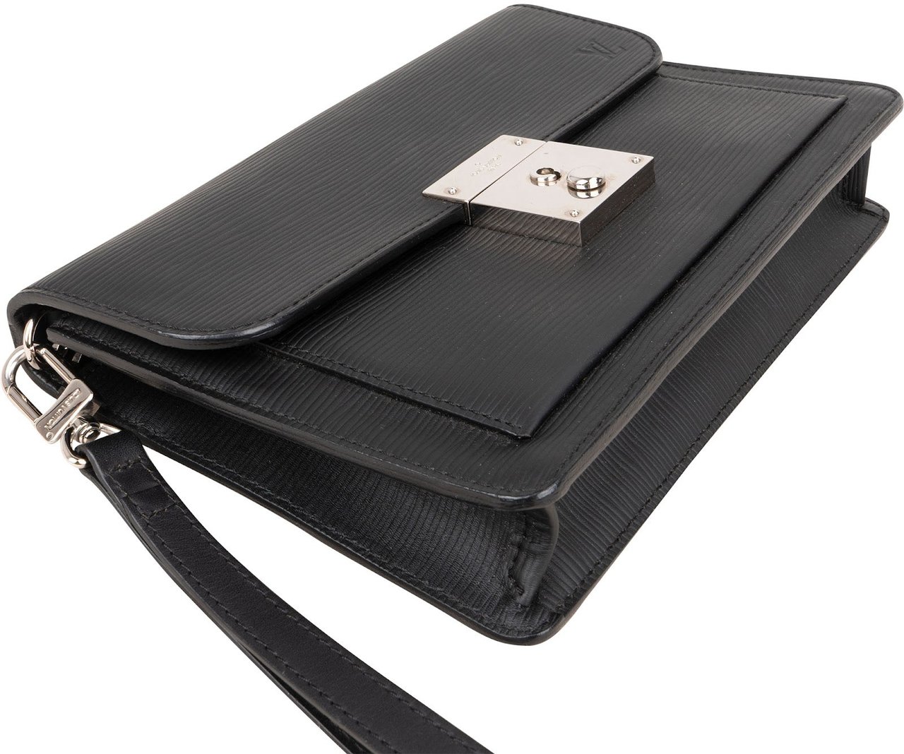 Louis Vuitton Noir Epi Leather Neo Bellaia Clutch Zwart