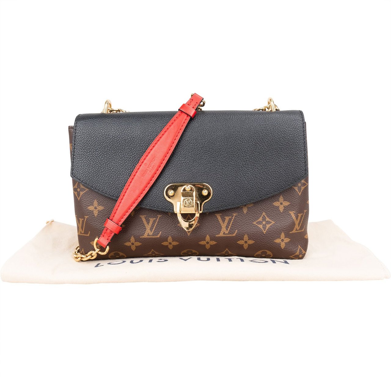 Louis Vuitton Monogram Canvas Saint Placide Crossbody Bag Bruin
